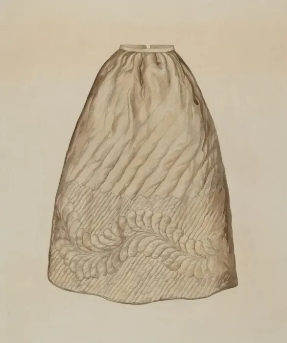Framed Print : Skirt, c. 1937. Creator: Lillian Causey Framed Print : Skirt, c. 1937. Creator: Lillian Causey
