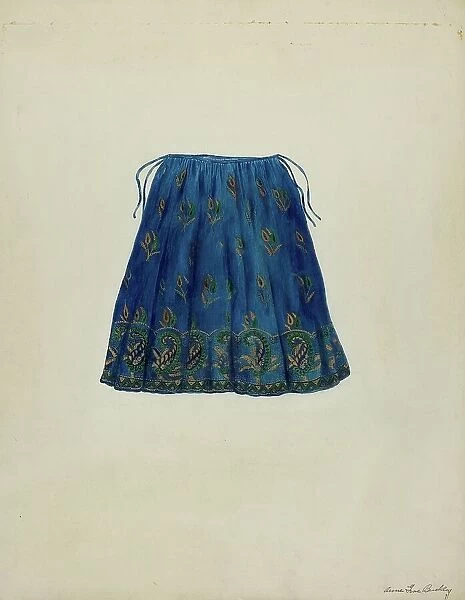 Skirt, c. 1940. Creator: Ann Gene Buckley