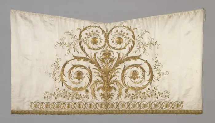 Framed Print : Skirt from a Court Gown, France, 1805-15. Creator: Unknown Framed Print : Skirt from a Court Gown, France, 1805-15. Creator: Unknown