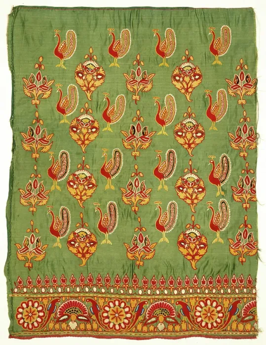 Framed Print : Skirt Fragment; Ghagharapat, mid-19th century. Creator: Unknown Framed Print : Skirt Fragment; Ghagharapat, mid-19th century. Creator: Unknown