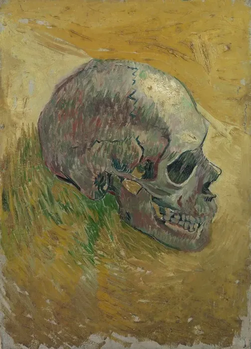 Framed Print : Skull, 1887. Creator: Gogh, Vincent, van (1853-1890) Framed Print : Skull, 1887. Creator: Gogh, Vincent, van (1853-1890)