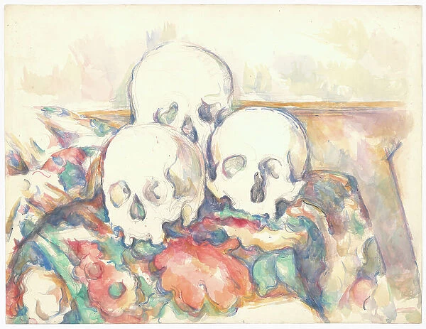 The Three Skulls, 1902 / 06. Creator: Paul Cezanne