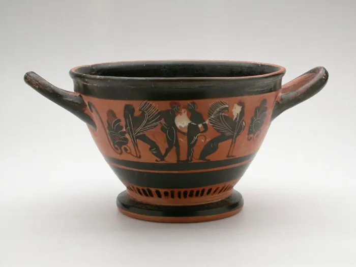Framed Print : Skyphos (Drinking Cup), About 500-480 BCE. Creator: CHC Group Framed Print : Skyphos (Drinking Cup), About 500-480 BCE. Creator: CHC Group