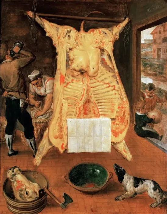 Framed Print : The Slaughtered Ox Framed Print : The Slaughtered Ox