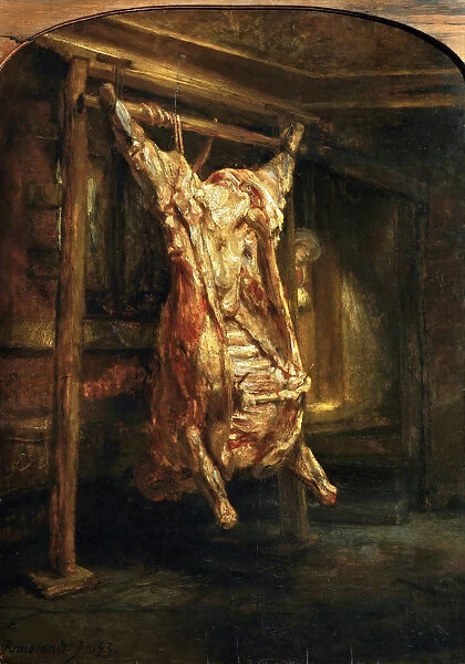 Slaughtered Ox, 1655. Creator: Rembrandt van Rhijn (1606-1669)