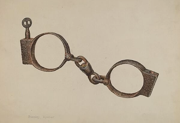 Slave Handcuffs, c. 1938. Creator: Stanley Mazur