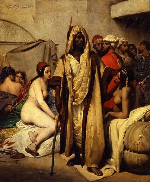 The Slave Market, 1836. Artist: Vernet, Horace (1789-1863)