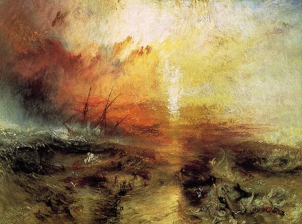 The Slave Ship (Slavers Throwing overboard the Dead and Dying, Typhon Coming On), 1840