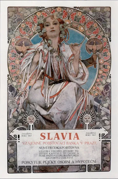 Framed Print : Slavia (Poster), 1907. Artist: Mucha, Alfons Marie (1860-1939) Framed Print : Slavia (Poster), 1907. Artist: Mucha, Alfons Marie (1860-1939)