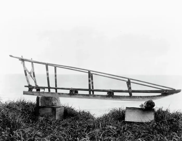 Framed Print : Sled, Nunivak, c1929. Creator: Edward Sheriff Curtis Framed Print : Sled, Nunivak, c1929. Creator: Edward Sheriff Curtis