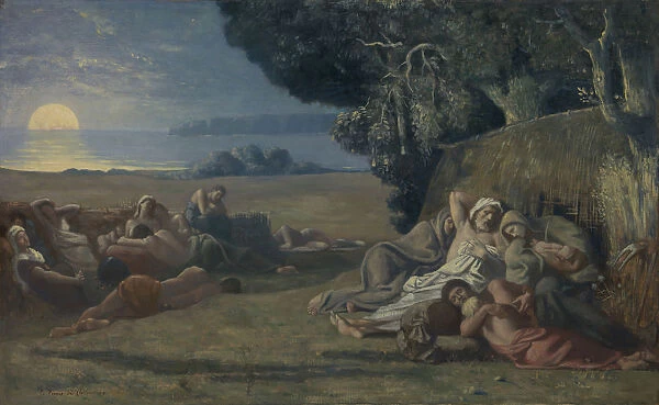 Sleep, ca. 1867-70. Creator: Pierre Puvis de Chavannes
