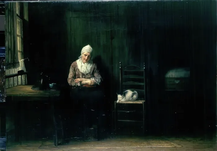 Framed Print : The Sleepers, c1868. Creator: Jozef Israels Framed Print : The Sleepers, c1868. Creator: Jozef Israels