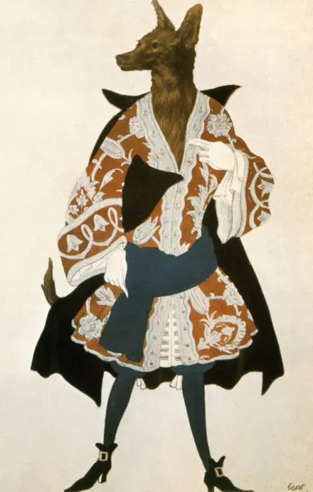 Framed Print : The Sleeping Beauty Wolf, 1921. Artist: Leon Bakst Framed Print : The Sleeping Beauty Wolf, 1921. Artist: Leon Bakst