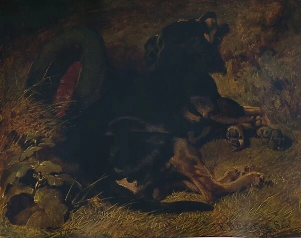 Sleeping Dog, 1850, (1935). Artist: John Frederick Hering