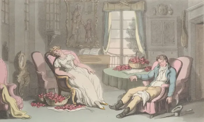 Framed Print : Sleeping Tete a Tete, at a First Visit of Don Luigi s Framed Print : Sleeping Tete a Tete, at a First Visit of Don Luigi s