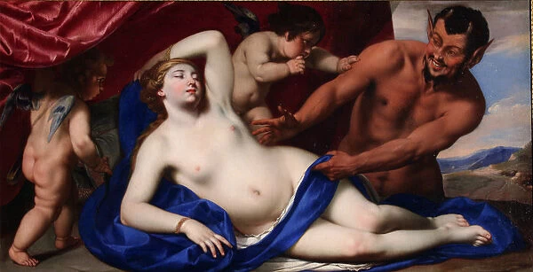 Sleeping Venus and Satyr