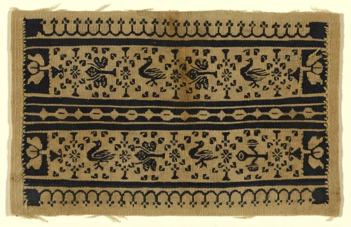 Framed Print : Sleeve Band, Egypt, Roman period (30 B. C. -641 A. D. ), 5th / 6th century. Creator: Unknown Framed Print : Sleeve Band, Egypt, Roman period (30 B. C. -641 A. D. ), 5th / 6th century. Creator: Unknown