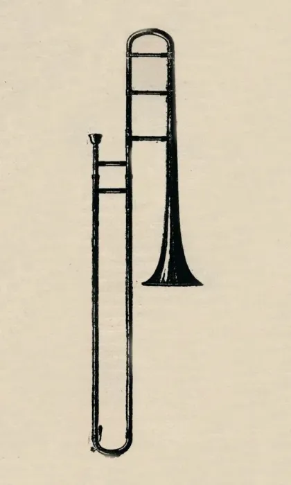 Framed Print : Slide Trombone, 1910. Creator: Unknown Framed Print : Slide Trombone, 1910. Creator: Unknown