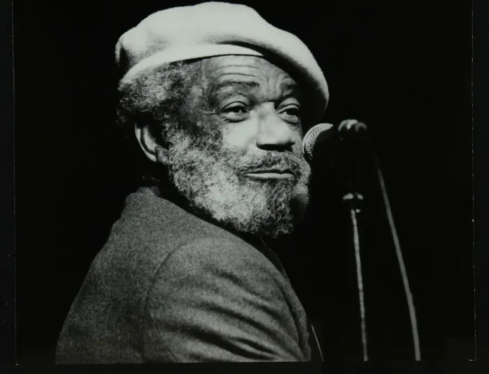 Framed Print : Slim Gaillard at the Forum Theatre, Hatfield, Hertfordshire, 1986. Artist: Denis Williams Framed Print : Slim Gaillard at the Forum Theatre, Hatfield, Hertfordshire, 1986. Artist: Denis Williams
