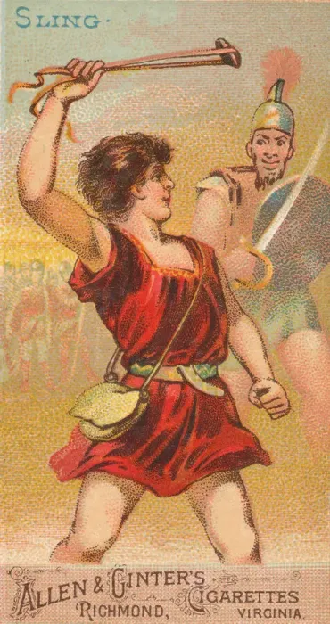 Framed Print : Sling, from the Arms of All Nations series (N3) for Allen & Ginter Cigarettes Brands Framed Print : Sling, from the Arms of All Nations series (N3) for Allen & Ginter Cigarettes Brands