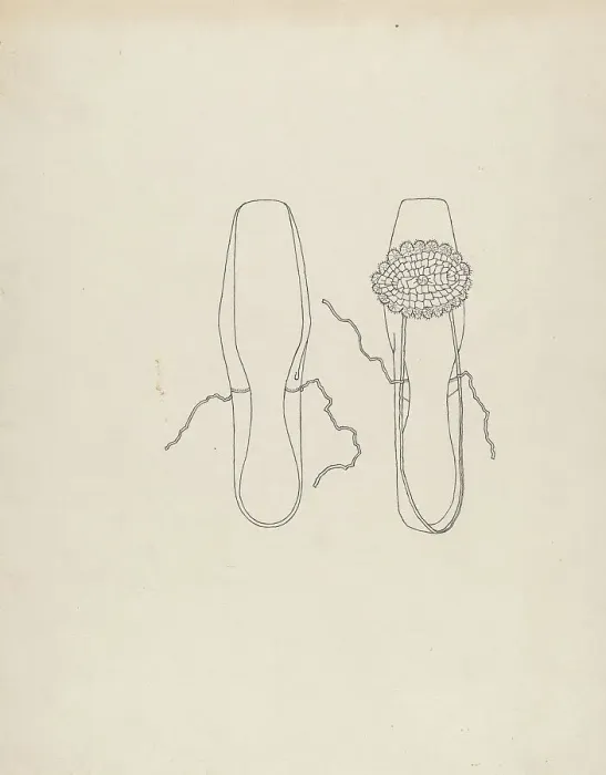 Framed Print : Slipper, 1935 / 1942. Creator: Irene Lawson Framed Print : Slipper, 1935 / 1942. Creator: Irene Lawson
