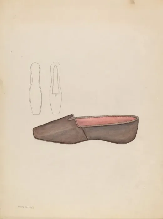 Framed Print : Slipper, 1935 / 1942. Creator: Melita Hofmann Framed Print : Slipper, 1935 / 1942. Creator: Melita Hofmann