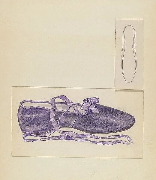 Slipper, 1935 / 1942. Creator: Melita Hofmann