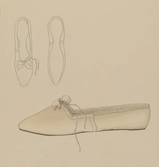 Framed Print : Slipper, 1935 / 1942. Creator: Nancy Crimi Framed Print : Slipper, 1935 / 1942. Creator: Nancy Crimi