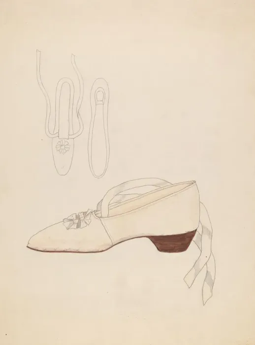 Framed Print : Slipper, c. 1936. Creator: Gladys Cook Framed Print : Slipper, c. 1936. Creator: Gladys Cook