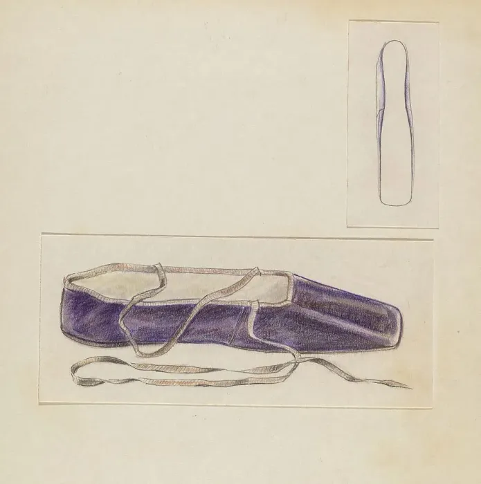 Framed Print : Slipper, c. 1936. Creator: Melita Hofmann Framed Print : Slipper, c. 1936. Creator: Melita Hofmann