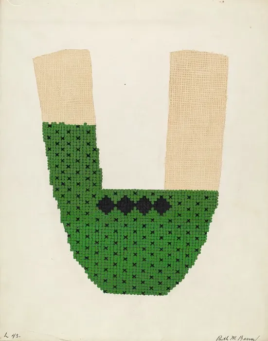 Framed Print : Slipper, c. 1937. Creator: Ruth M. Barnes Framed Print : Slipper, c. 1937. Creator: Ruth M. Barnes