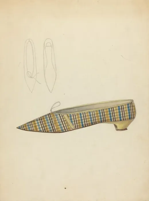 Framed Print : Slipper, c. 1940. Creator: Dorothy Gernon Framed Print : Slipper, c. 1940. Creator: Dorothy Gernon