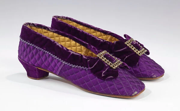 Slippers, American, 1865-85. Creator: Edwin C. Burt & Co