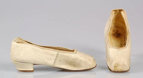 Slippers, American, 1873. Creator: Unknown