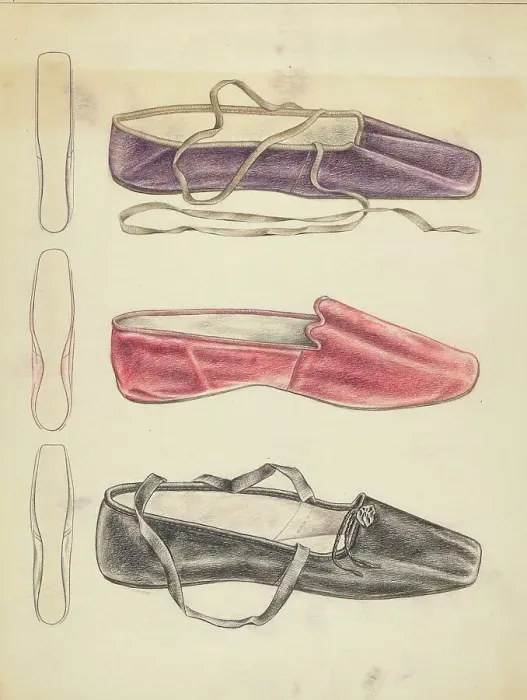Framed Print : Slippers, c. 1940. Creator: Melita Hofmann Framed Print : Slippers, c. 1940. Creator: Melita Hofmann