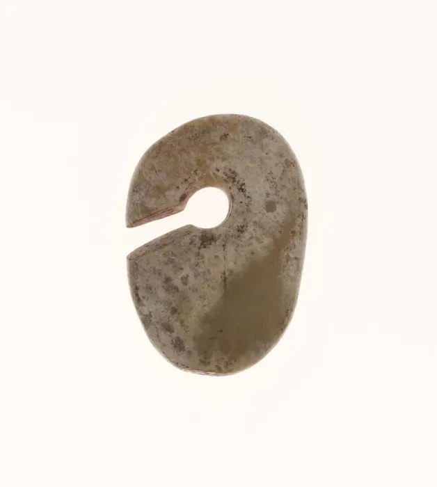 Framed Print : Slit Oval Ring (jue), Neolithic period, 5th / 4th millennium B. C. Creator: Unknown Framed Print : Slit Oval Ring (jue), Neolithic period, 5th / 4th millennium B. C. Creator: Unknown