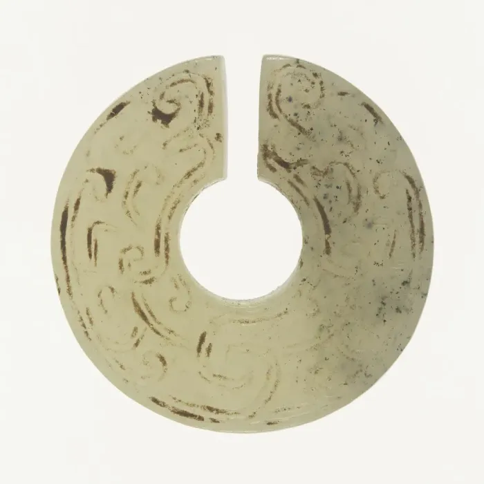Framed Print : Slit Ring (jue), Eastern Zhou dynasty, c. 770-256 B. C. 8th / 7th century B. C Framed Print : Slit Ring (jue), Eastern Zhou dynasty, c. 770-256 B. C. 8th / 7th century B. C