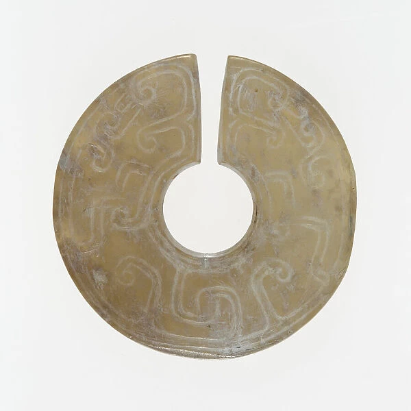Slit Ring (jue), Eastern Zhou period, 8th  /  7th century B. C. Creator: Unknown