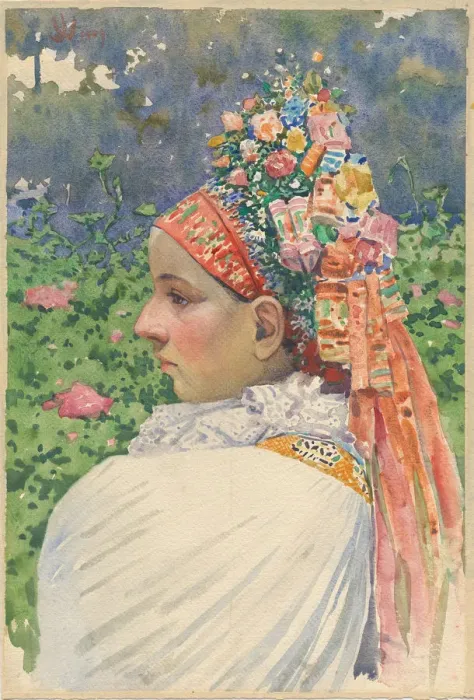 Framed Print : Slovak Bride Framed Print : Slovak Bride