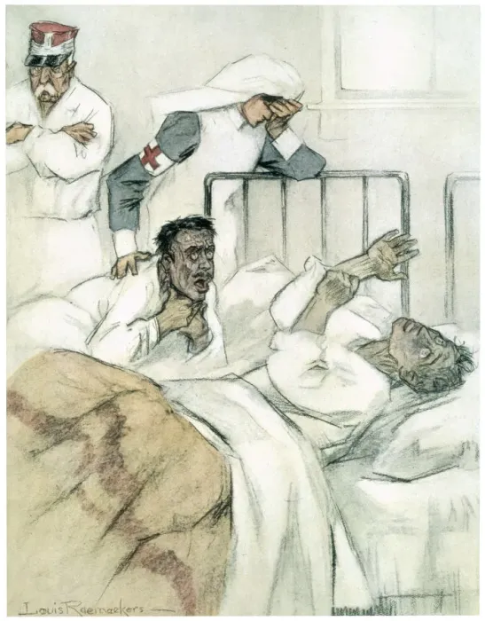 Framed Print : Slow Asphyxiation, 1916. Artist: Louis Raemaekers Framed Print : Slow Asphyxiation, 1916. Artist: Louis Raemaekers