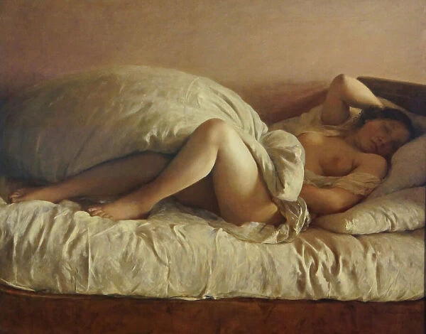 Slumbering Woman. Found in the Collection of Osterreichische Galerie Belvedere, Vienna