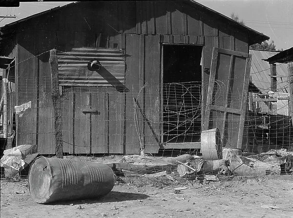 Slums of Brawley, Imperial Valley, California, 1936. Creator: Dorothea Lange