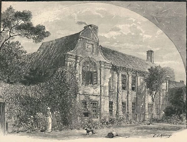 Slyfield House: The Garden Front, Surrey, 1886. Artist: C Murray