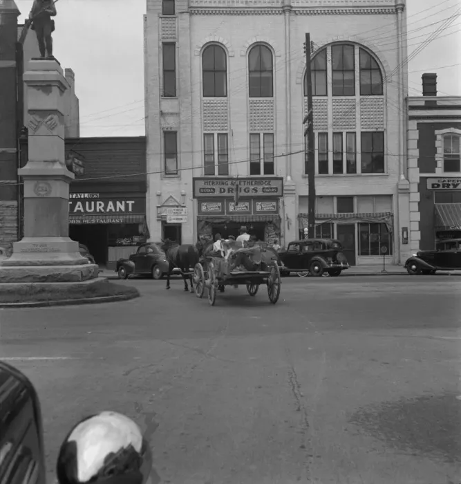 Framed Print : Small agricultural center, Oxford, North Carolina, 1939. Creator: Dorothea Lange Framed Print : Small agricultural center, Oxford, North Carolina, 1939. Creator: Dorothea Lange