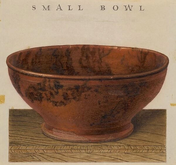 Small Bowl, c. 1939. Creator: Alfred Parys