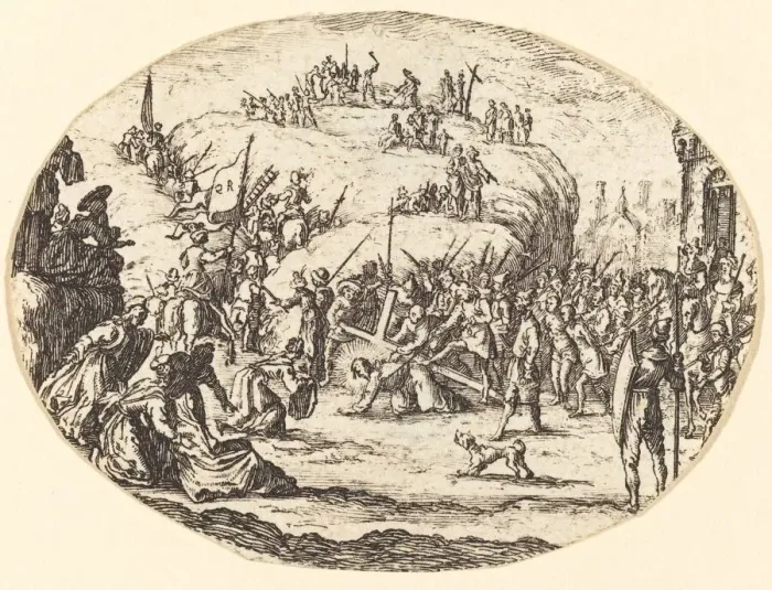 Framed Print : The Small Carrying of the Cross. Creator: Unknown Framed Print : The Small Carrying of the Cross. Creator: Unknown