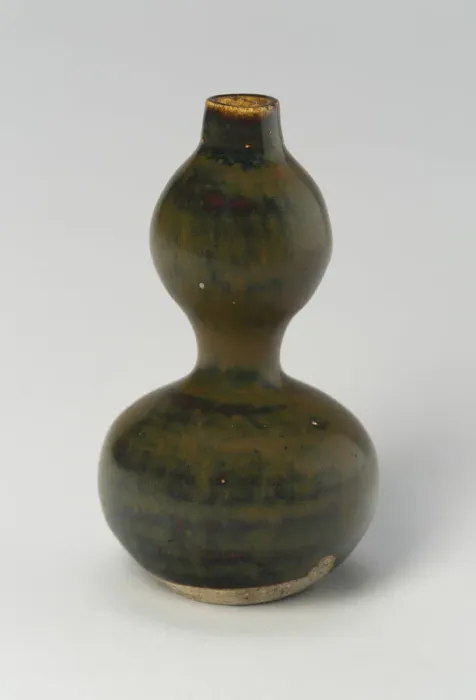 Framed Print : Small Double-Gourd Bottle, Yuan dynasty (1271-1368). Creator: Unknown Framed Print : Small Double-Gourd Bottle, Yuan dynasty (1271-1368). Creator: Unknown