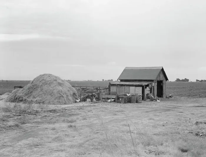 Framed Print : Small farm, Kern County, California, 1938. Creator: Dorothea Lange Framed Print : Small farm, Kern County, California, 1938. Creator: Dorothea Lange