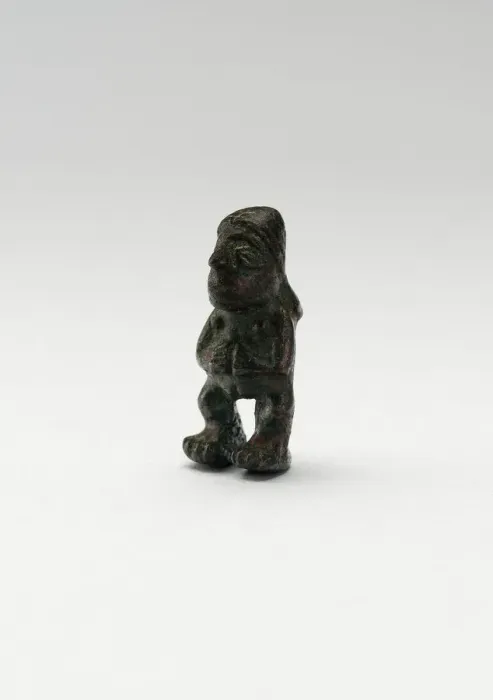 Framed Print : Small Female Figure, Possibly a Finial for Pin or Blade, A. D. 1450 / 1532. Creator: Unknown Framed Print : Small Female Figure, Possibly a Finial for Pin or Blade, A. D. 1450 / 1532. Creator: Unknown