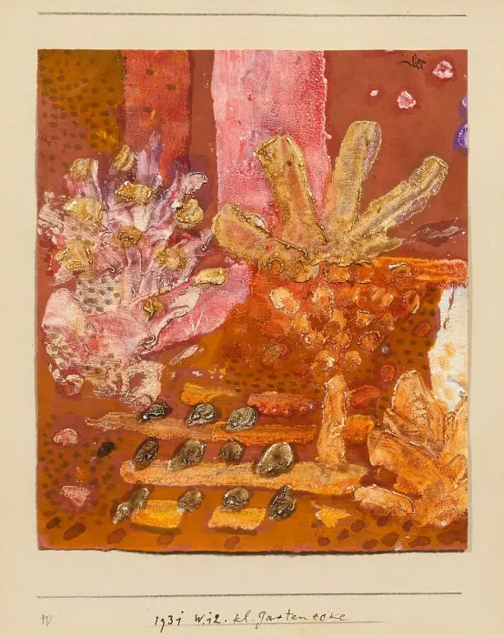 Framed Print : Small garden corner, 1931. Creator: Klee, Paul (1879-1940) Framed Print : Small garden corner, 1931. Creator: Klee, Paul (1879-1940)